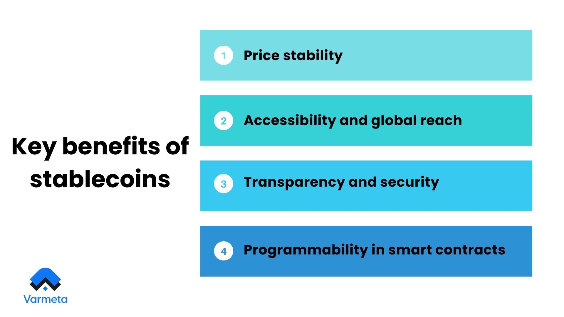 Key benefits of stablecoins