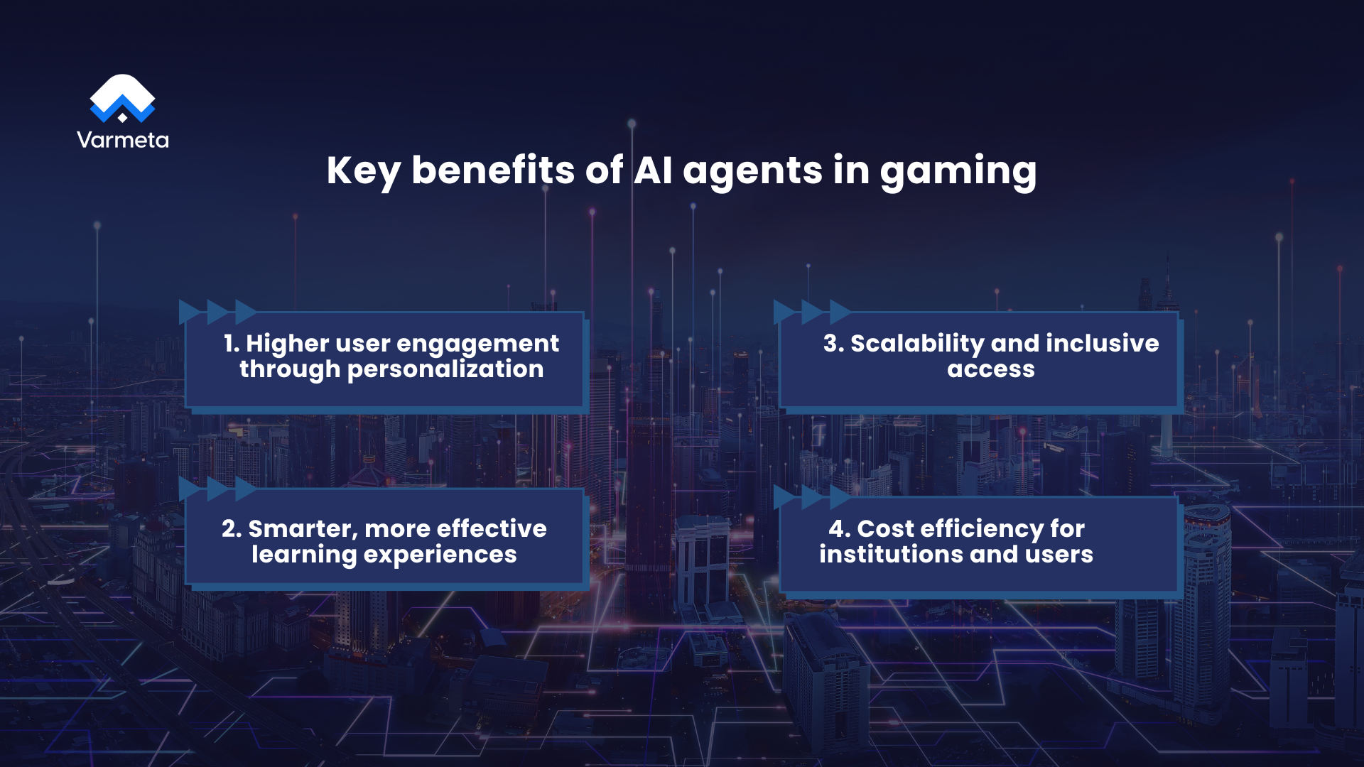 Key benefits of AI agents in gaming