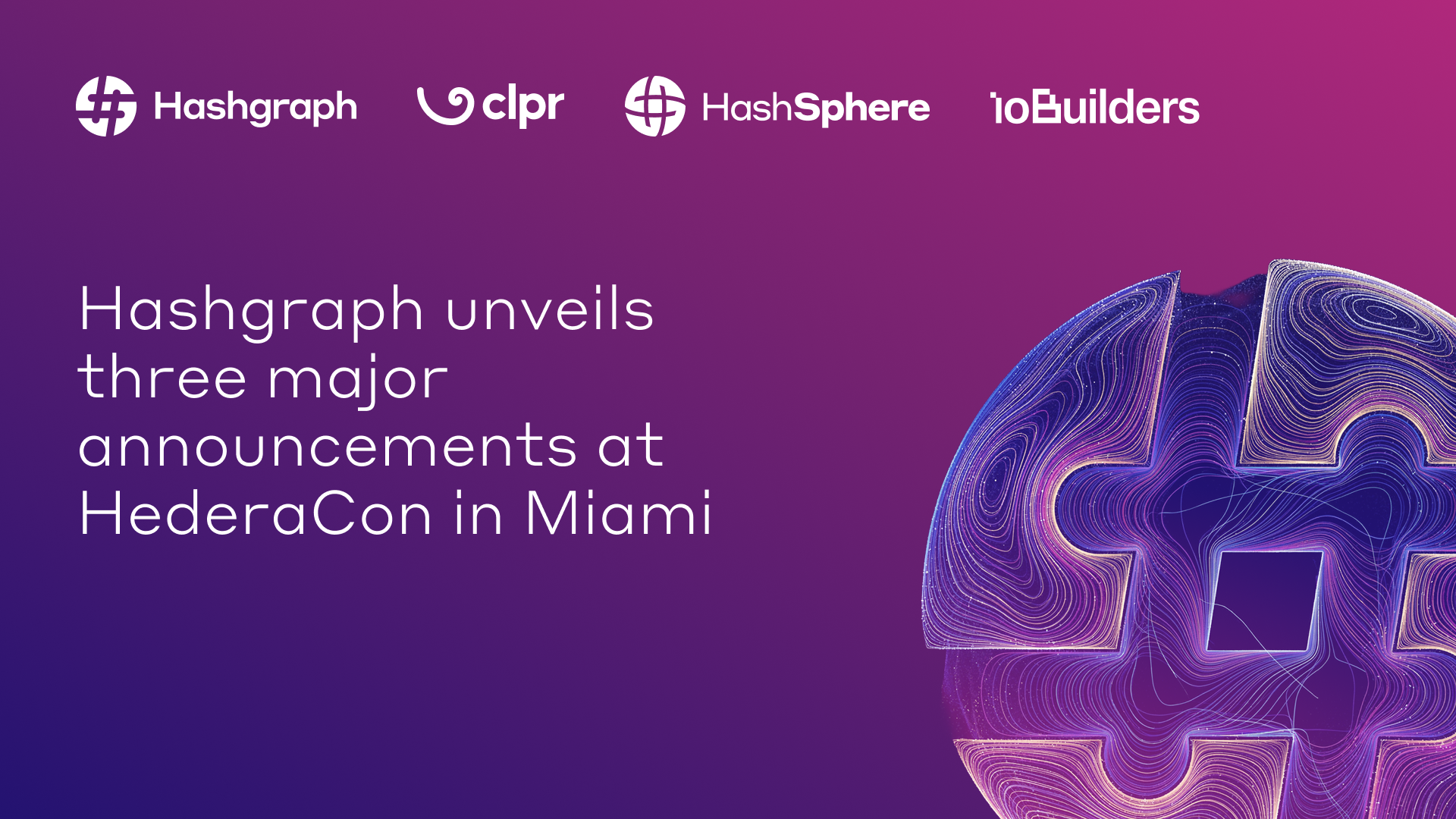 Hashgraph's three announcements
