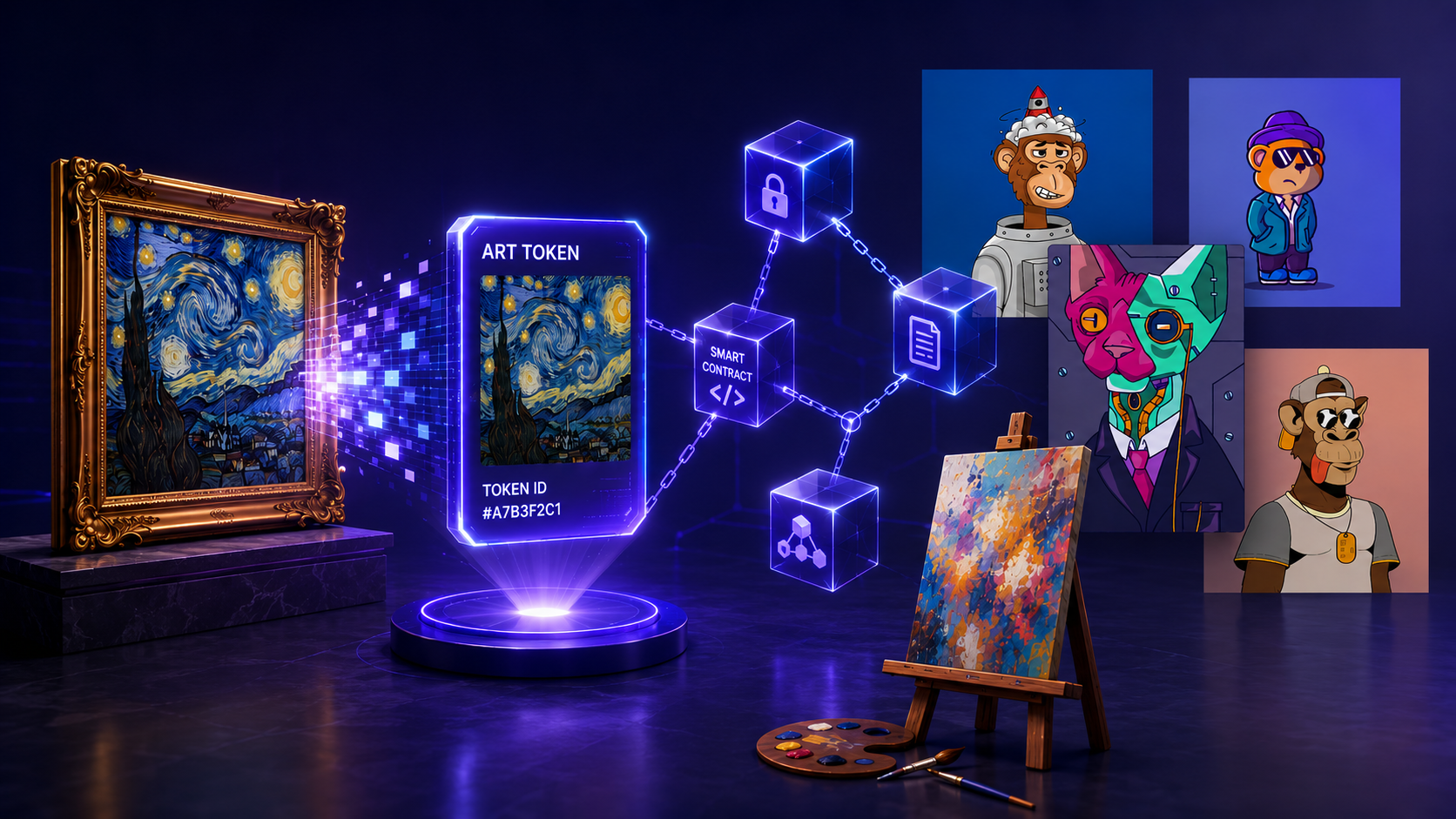 blockchain and art